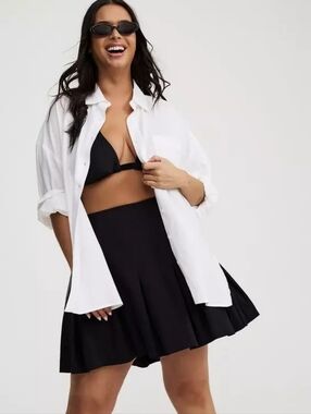 1X • Torrid • Madison Poplin Button-Up Long Sleeve Shirt